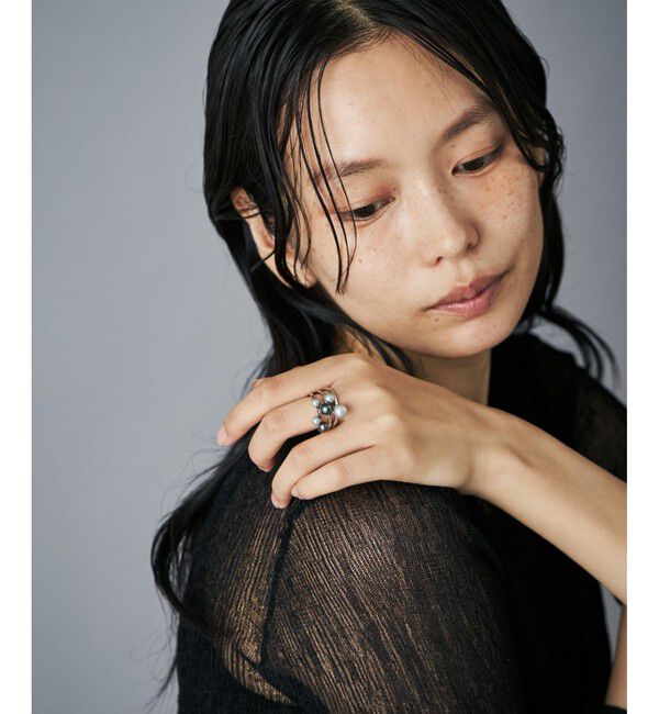 Jouete「セットリング カラーパール」|リング|