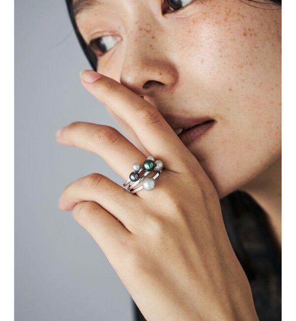 Jouete「セットリング カラーパール」|リング|