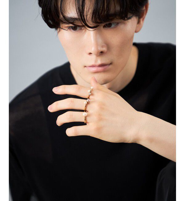 Jouete「セットリング カラーパール」|リング|