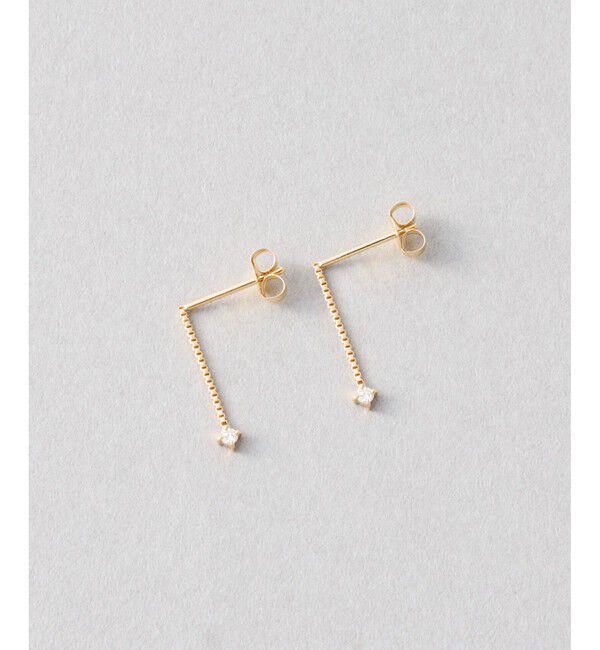 Jouete「K18 ピアス ダイヤモンド」|ピアス|