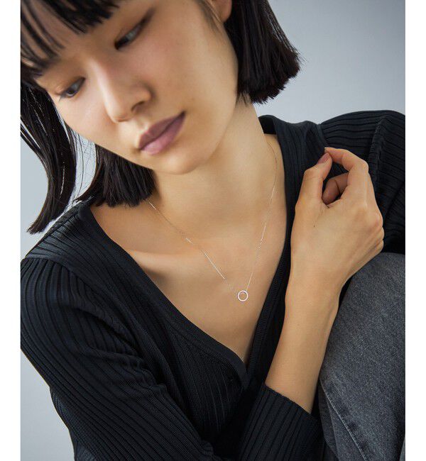 Jouete「[レイヤー] PT900/850 ネックレス サークル」|ネックレス|