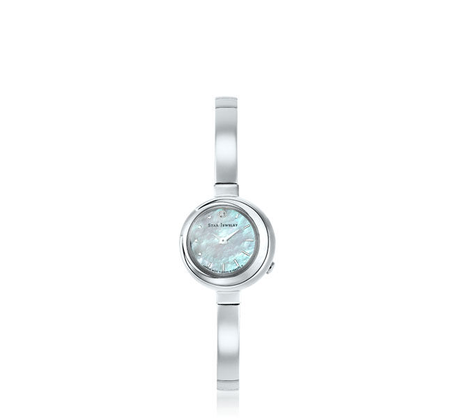STAR JEWELRY「ECO MOON WATCH」|腕時計|シルバー