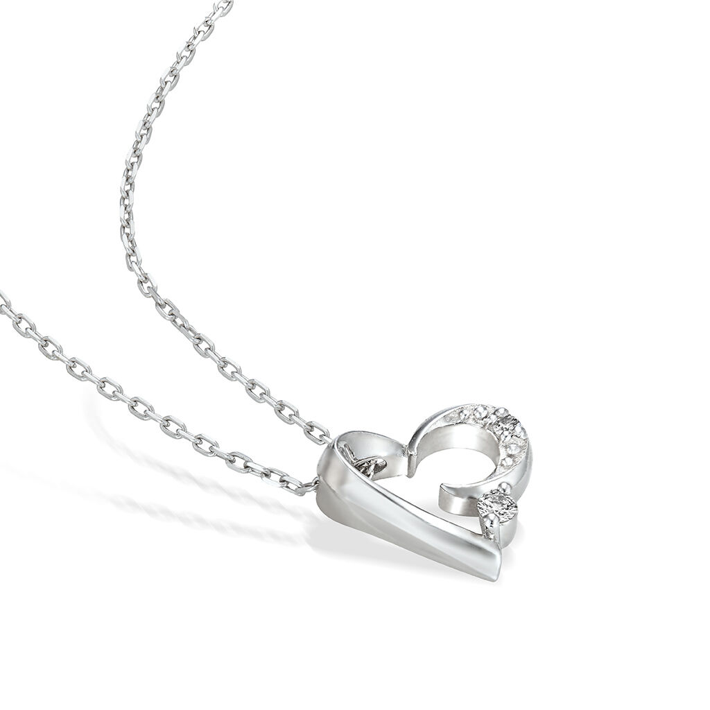STAR JEWELRY「HEART MOON」|ネックレス|