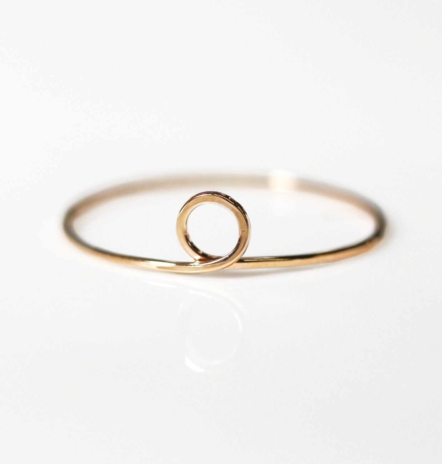  「ゴールド サークル リング  | K10YG」|リング|K10 イエローゴールド