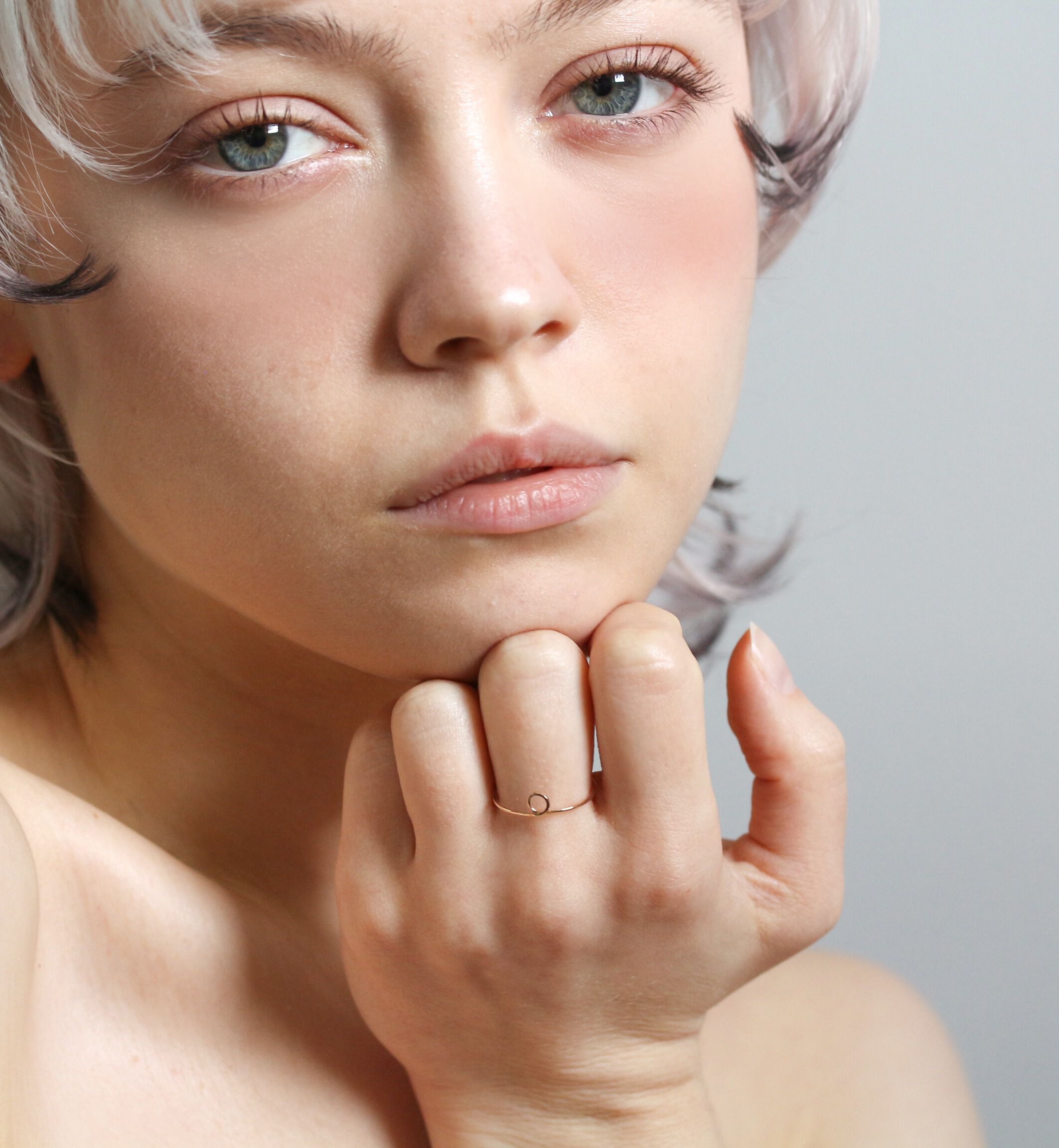  「ゴールド サークル リング  | K10YG」|リング|