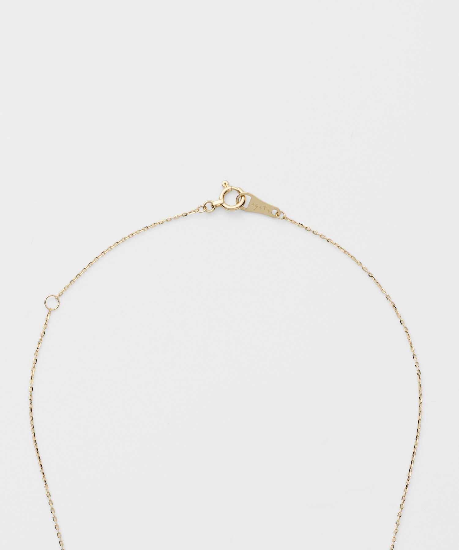 agete「K10ダイヤモンドネックレス（0.05ct）」|ネックレス|