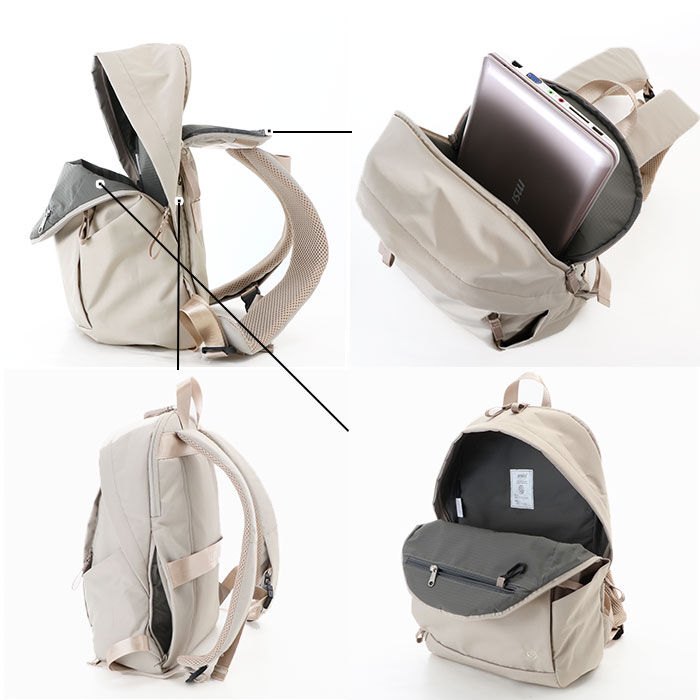 anello「アネロ リュック 撥水 通販 メンズ レディース 通勤 通学 A4 PC収納 はっ水 大学生」|リュック|