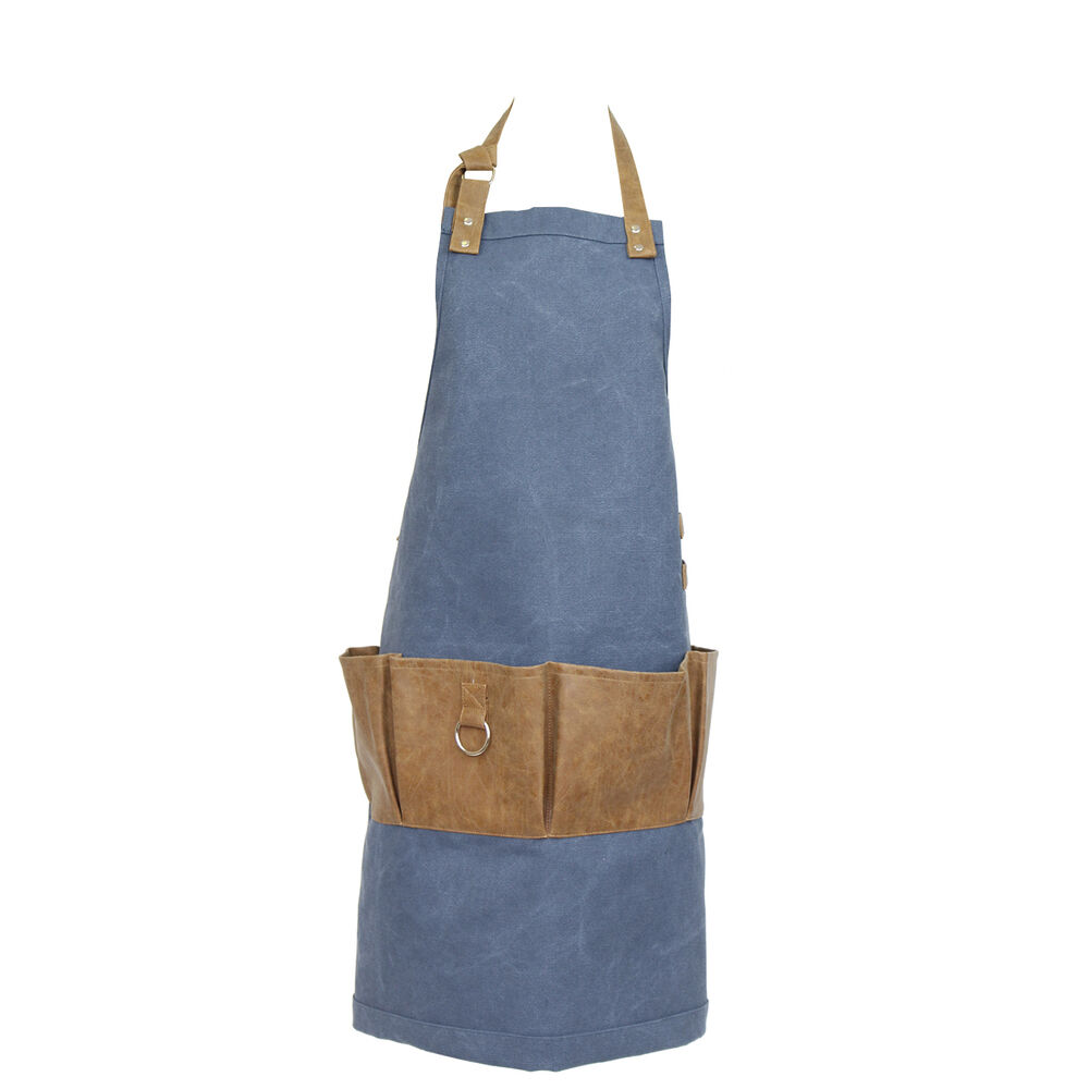 BACKYARD FAMILY「エプロン おしゃれ 通販 ワークエプロン ナチュラル メンズ 男女兼用 保育士 DIY 日曜大工」|その他|ブルー1