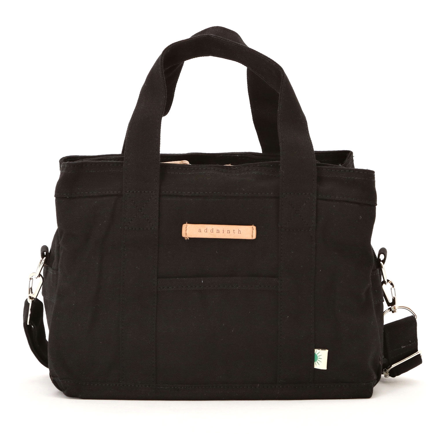 BACKYARD FAMILY「2wayトートバッグ 通販 アドナインス AddNinth ★キャンバス レディース 2way」|ショルダー・メッセンジャー|ブラック1