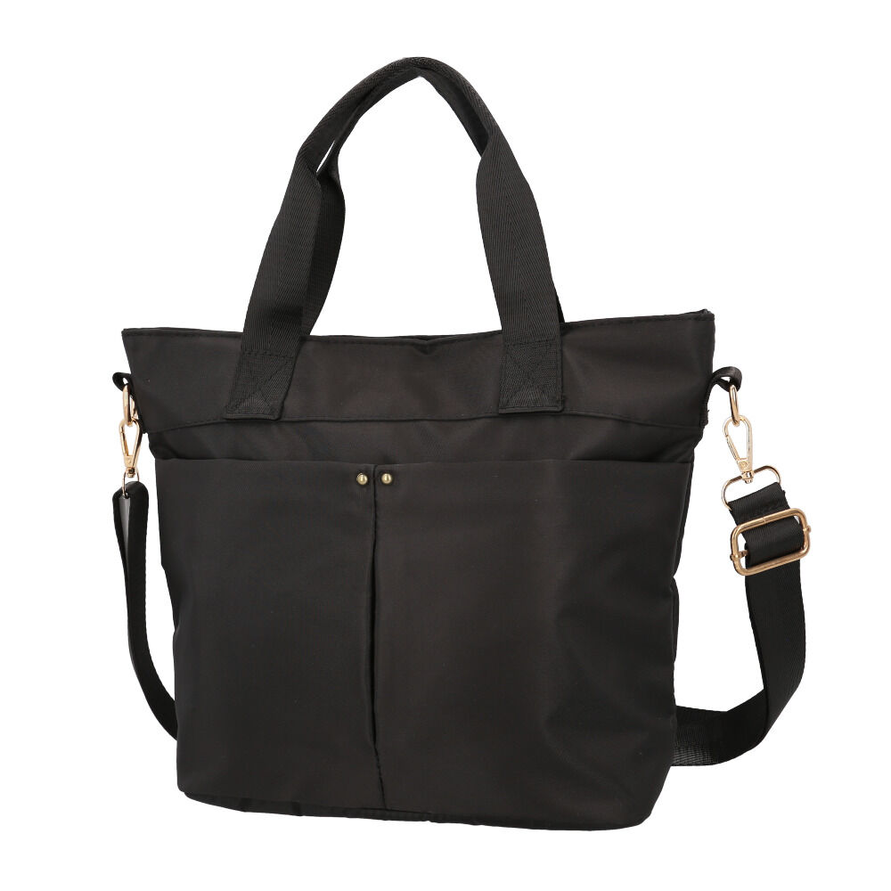 BACKYARD FAMILY「ネスリーフ トートバッグ ショルダー 斜め掛け 通販 ショルダーバック ショルダーバッグ」|トートバッグ|ブラック1