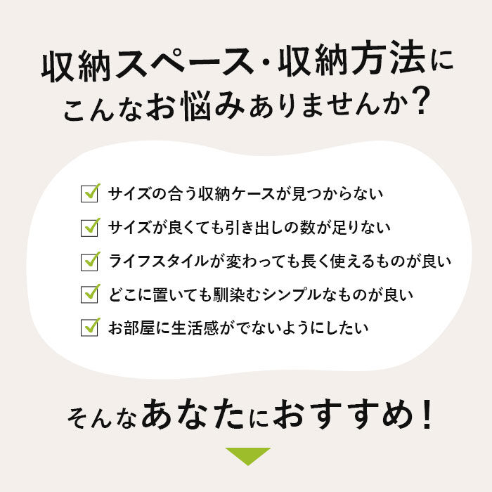 like-it「収納ケース 引き出し 通販 クローゼットシステム M 3個組 ライクイット like it 収納」|その他|