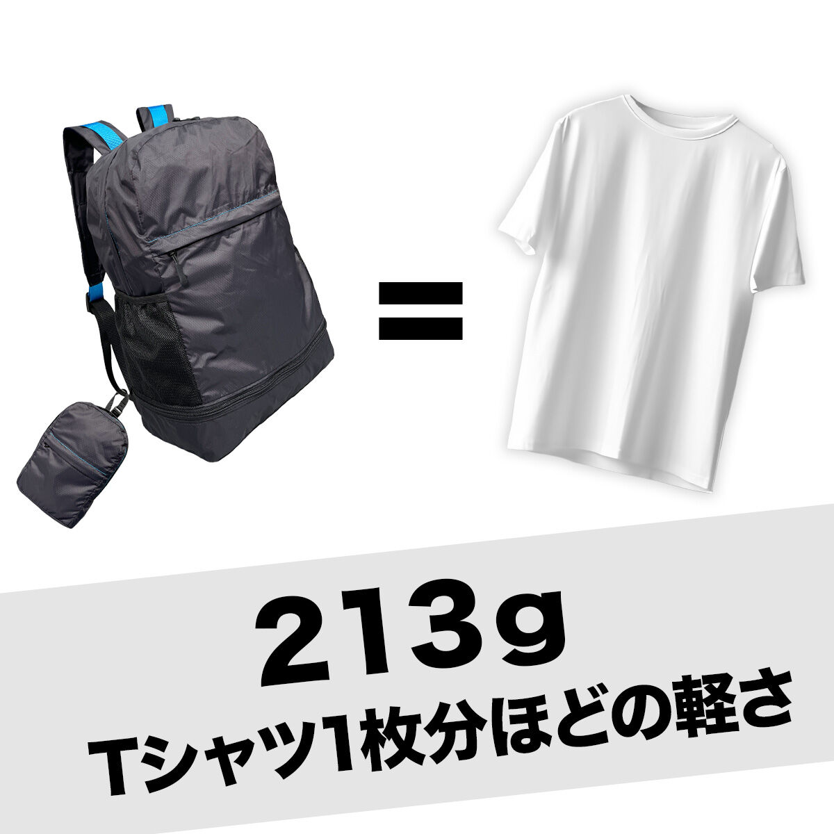 BACKYARD FAMILY「バックパック リュックサック リュック 折り畳み 通販 ナップザック デイパック 収納ポーチ」|リュック|