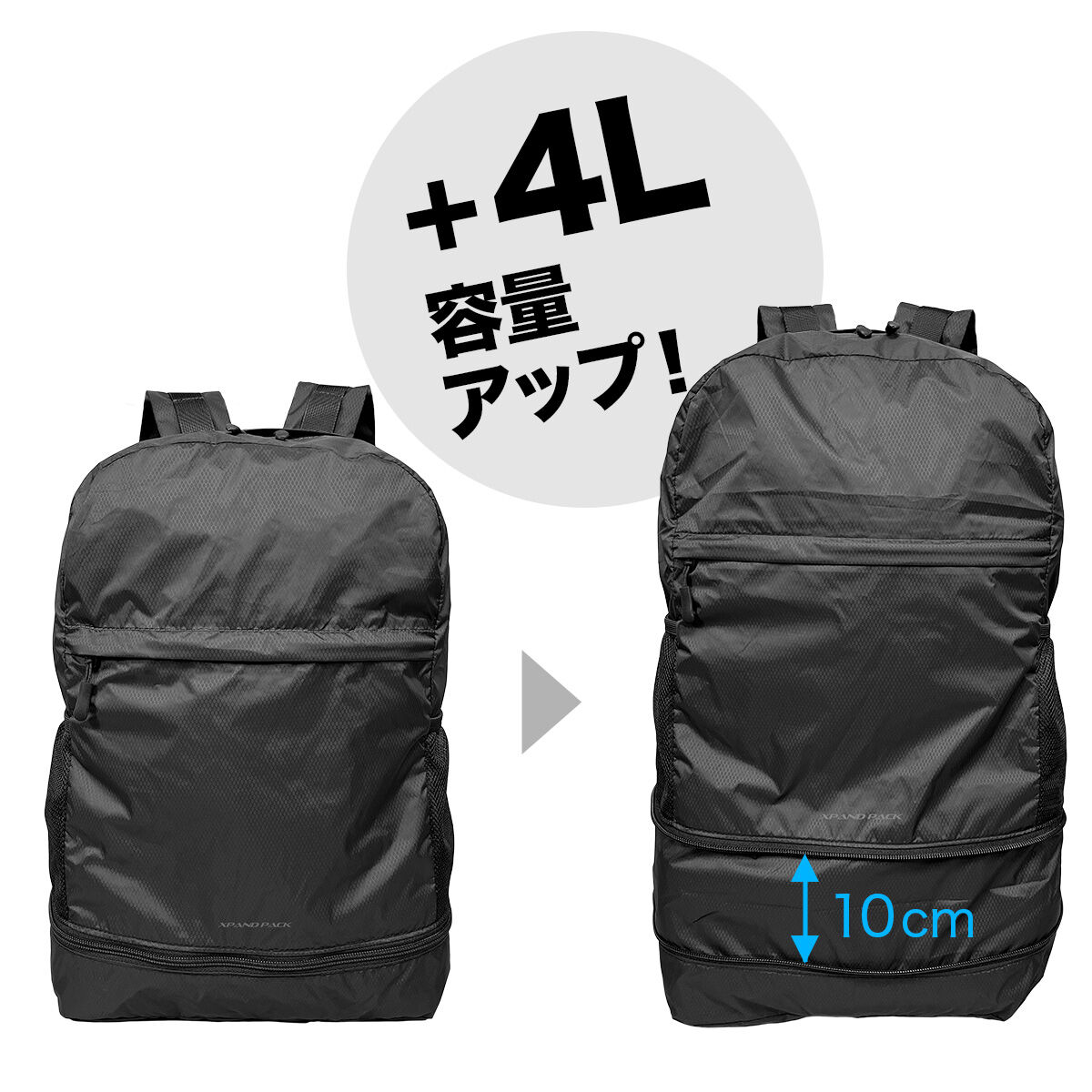 BACKYARD FAMILY「バックパック リュックサック リュック 折り畳み 通販 ナップザック デイパック 収納ポーチ」|リュック|