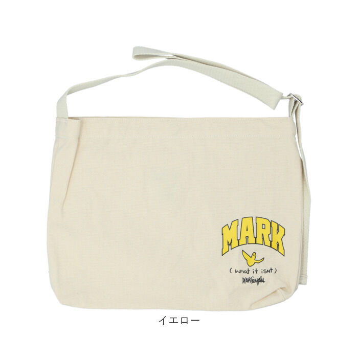 BACKYARD FAMILY「ショルダーバッグ レディース 布 通販 what it isnt キャンバス コットン マーク」|ショルダー・メッセンジャー|
