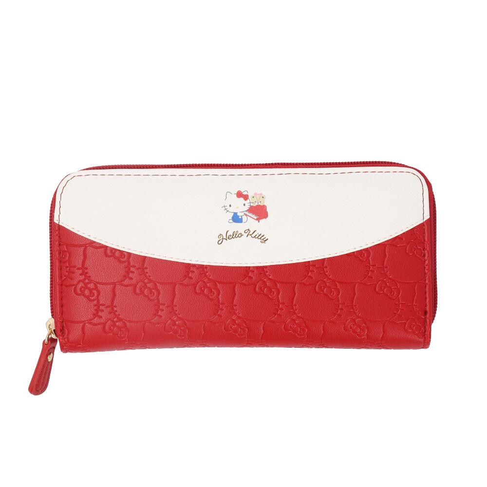 BACKYARD FAMILY「サンリオ 財布 通販 長財布 ロングウォレット レディース 大容量 かわいい ラウンドファスナー」|財布|レッド1