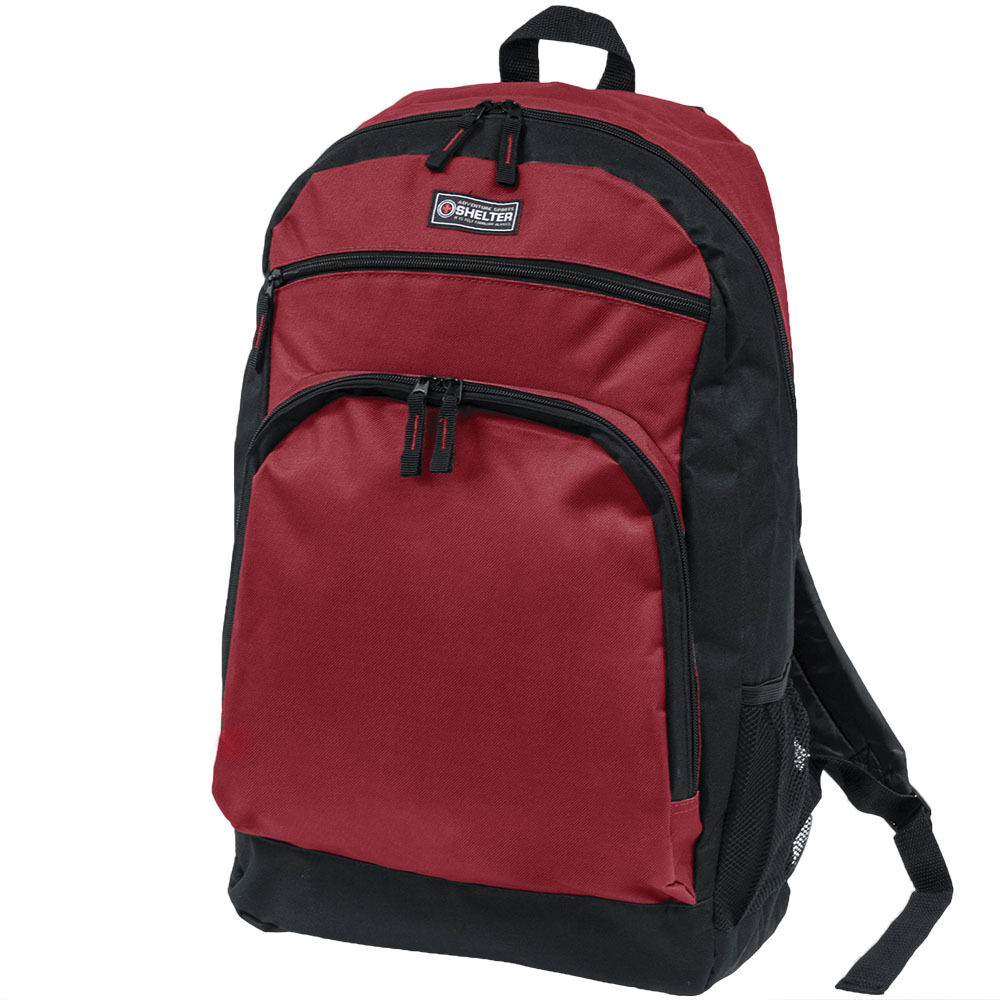 BACKYARD FAMILY「リュック メンズ 通販 デイパック リュックサック 防災リュック 大容量 バッグ バック 鞄」|リュック|レッド1