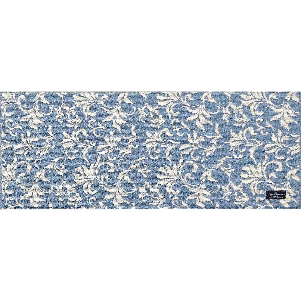 BACKYARD FAMILY「キッチンマット 120cm 通販 マスターキッチンラグ 約 120cm&times;50cm センコー」|その他|ブルー1