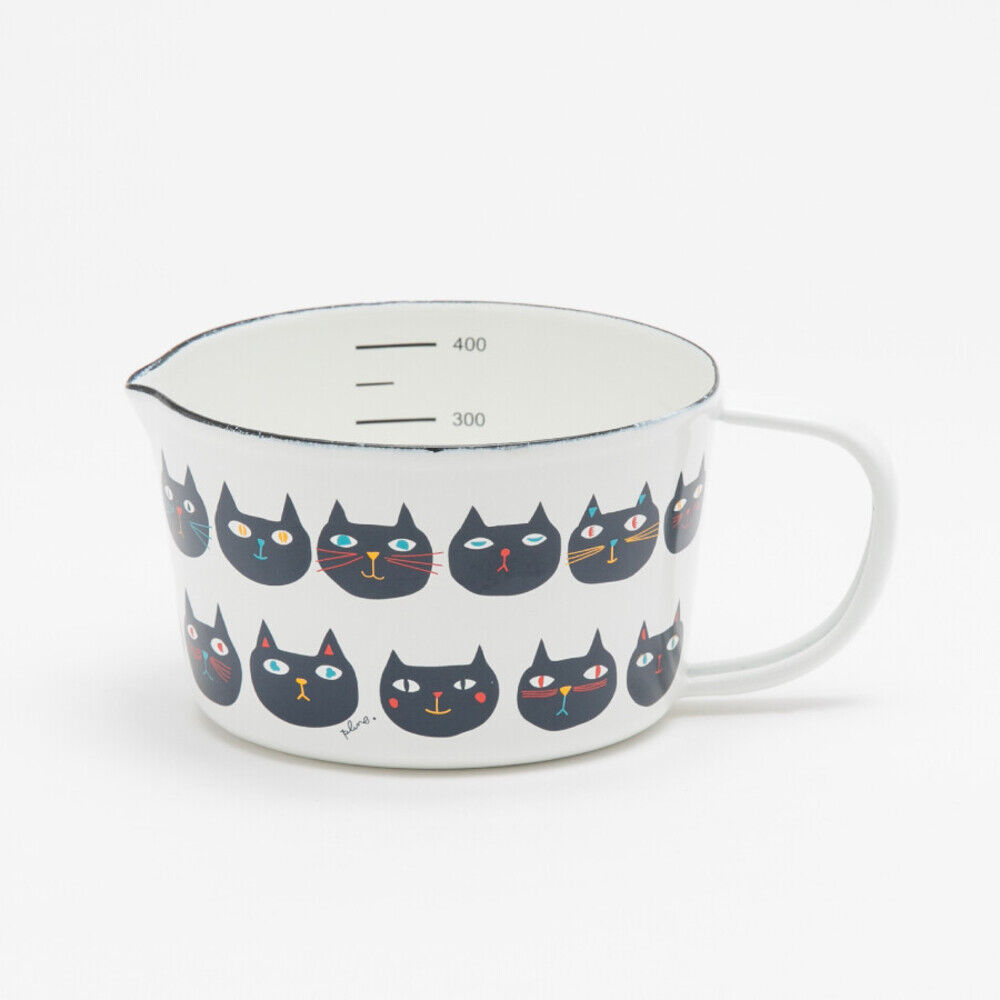 BACKYARD FAMILY「ホーロー 計量カップ 通販 琺瑯 ほうろう メジャーカップ 耐熱 おしゃれ かわいい レトロ」|食器・キッチングッズ|ホワイト1