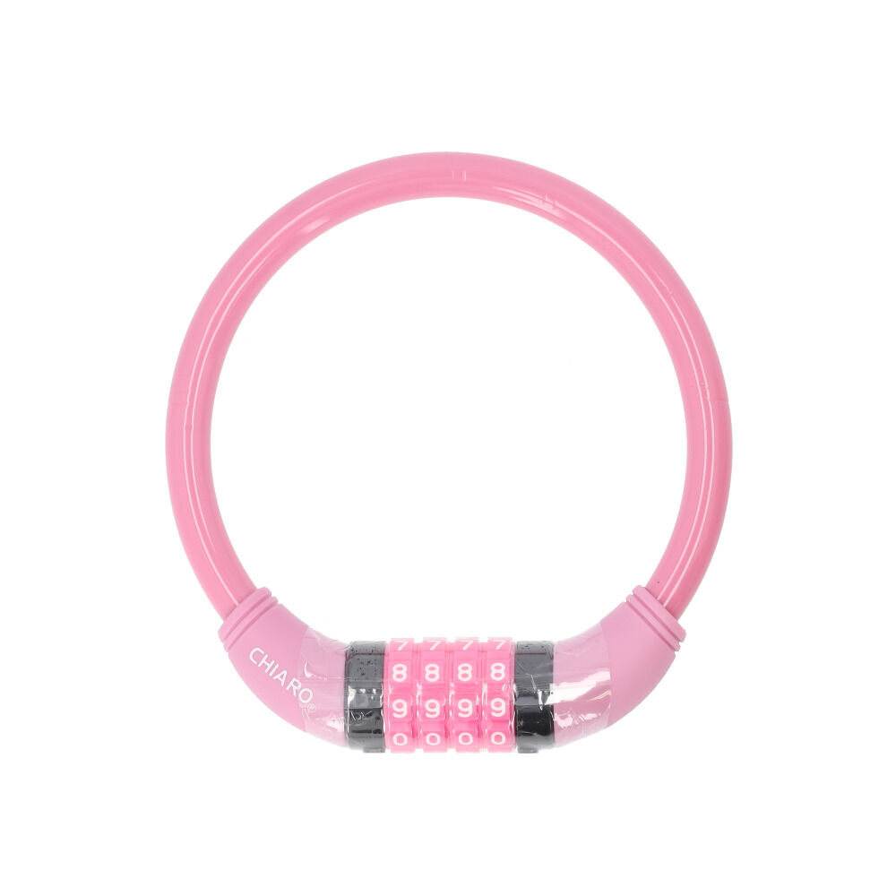 BACKYARD FAMILY「chiaro キアーロ ワイヤーロック ダイヤル式 P-4273S 通販 ナンバーセット」|その他|ピンク1