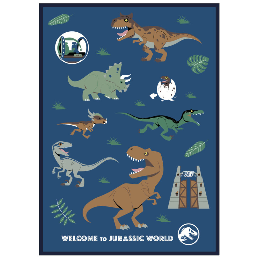 BACKYARD FAMILY「デスクマット 学習机 キャラクター 通販 ラグマット カーペット ラグ ルームマット マット」|その他|ブルー2