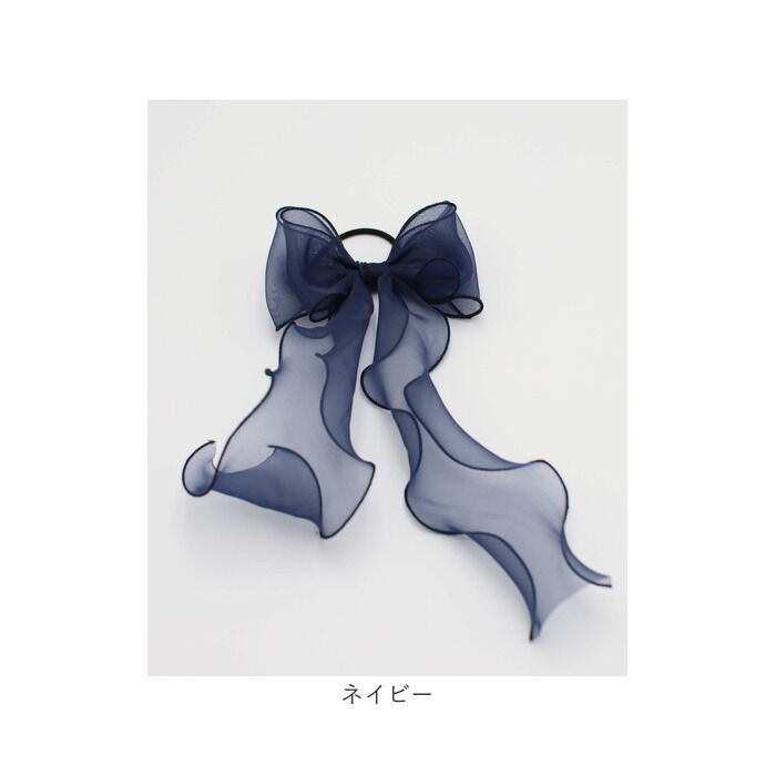 BACKYARD FAMILY「キッズ ヘアゴム リボン 通販 オーガンジー 38042101 アンジュオーガンジーリボンヘアゴム」|ヘアゴム・シュシュ|