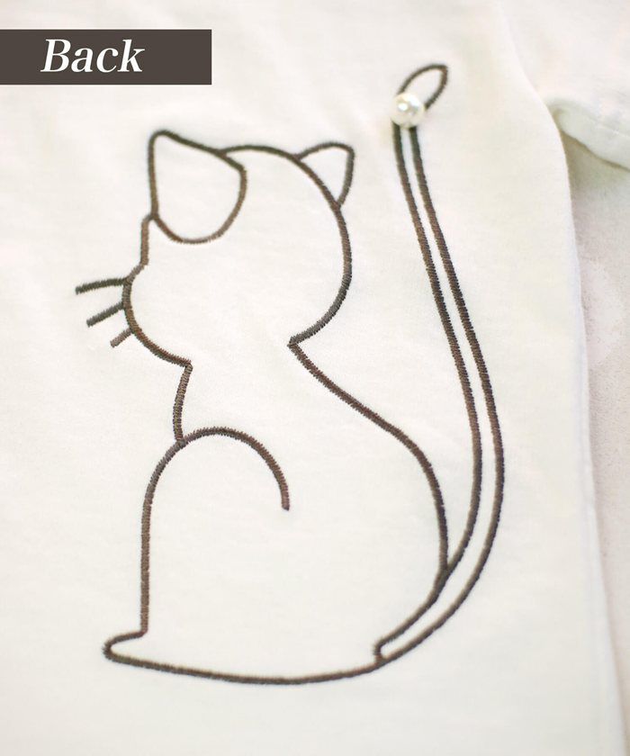 BACKYARD FAMILY「キッズ Tシャツ 半袖 女の子 通販 カットソー 73062401 半袖Tシャツ 夏服 ねこ 猫」|その他|