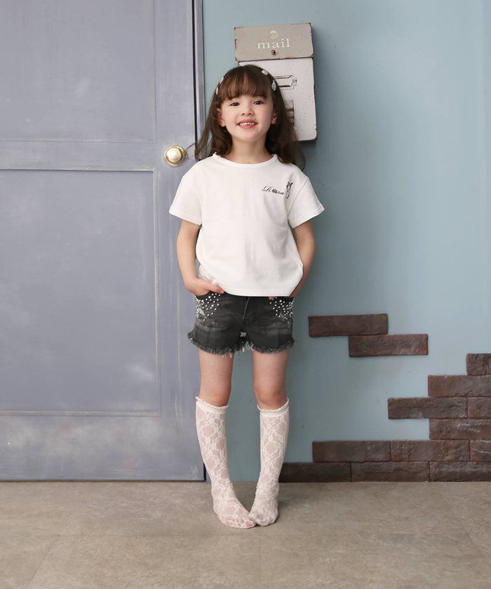 BACKYARD FAMILY「キッズ Tシャツ 半袖 女の子 通販 カットソー 73062401 半袖Tシャツ 夏服 ねこ 猫」|その他|