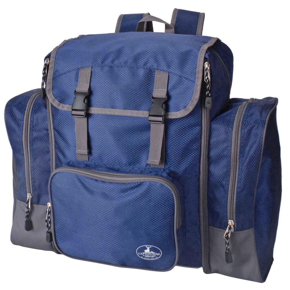 BACKYARD FAMILY「キャプテンスタッグ リュック 通販 リュックサック バックパック デイパック 防災リュック」|リュック|ブルー1