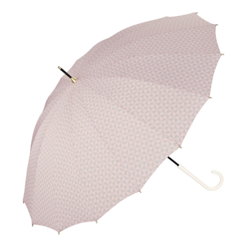 BACKYARD FAMILY「wpc ワールドパーティ 長傘 レディ－ス 通販 雨傘 傘 かさ カサ 丈夫 16本骨 多骨 和風」|傘|ピンク1