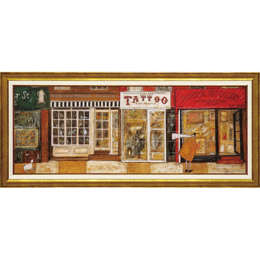 BACKYARD FAMILY「アートフレーム 通販 日本 サムトフト いわしサンドスーツケース 壁掛けアート 絵画 壁飾り」|その他|その他2