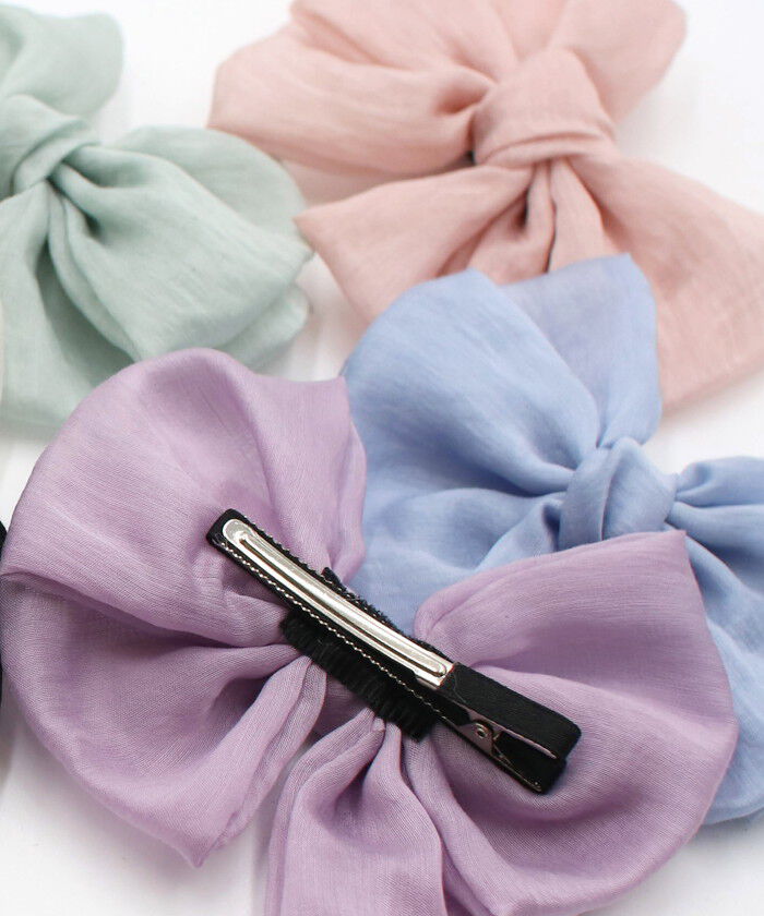 BACKYARD FAMILY「ヘアクリップ 大きめ リボン 通販 ヘア クリップ ヘアピン 髪飾り 髪留め キッズ 女の子 子供」|その他|