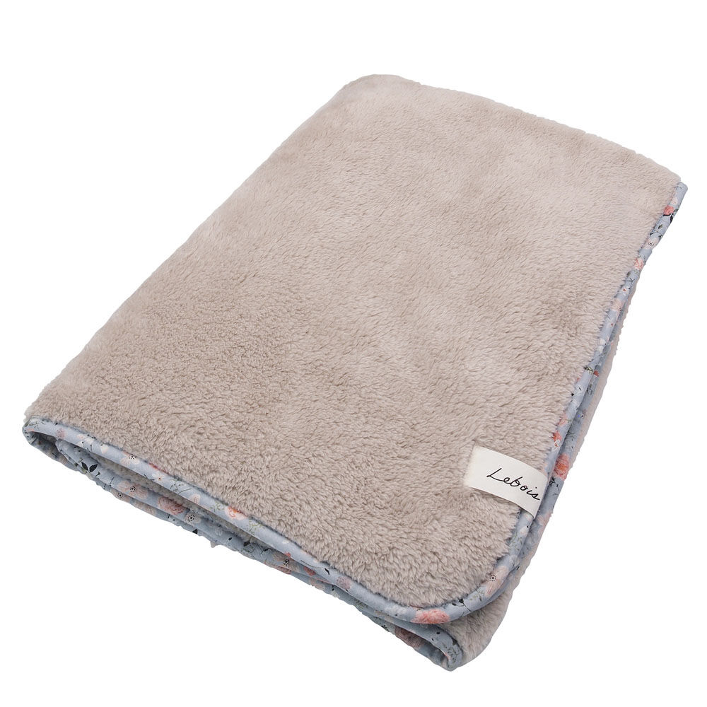 BACKYARD FAMILY「ルボア ブランケット Le bois 通販 毛布 ひざ掛け ひざかけ 膝掛け 膝掛 ハーフケット」|ブランケット|ベージュ1