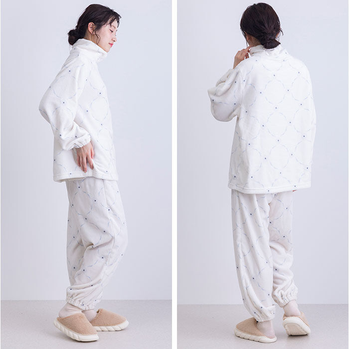 BACKYARD FAMILY「ルームウェア レディース 上下セット 通販 パジャマ 長袖 おしゃれ 部屋着 ふわふわ かわいい」|ルームウェア|