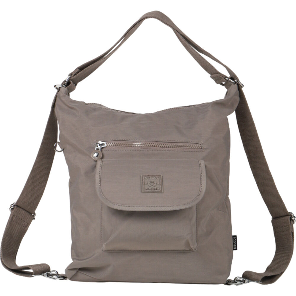 BACKYARD FAMILY「Melody メロディー リュック ショルダー 通販 肩掛け 斜め掛け 3WAY リュックサック」|リュック|グレー1