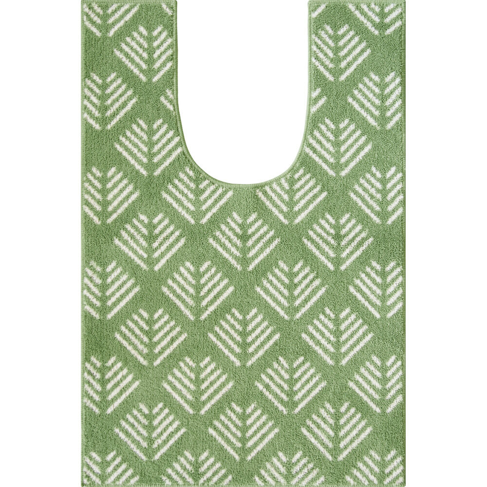 BACKYARD FAMILY「オカトー トイレマット 通販 ロングトイレマット 耳長トイレマット ロング 耳長 トイレ マット」|トイレタリー・ランドリーグッズ|グリーン1