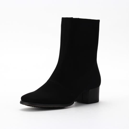 銀座かねまつ「UE254234OTHBLK 【防水】【GORE-TEX(R)】アクアベルゴアテックスショートブーツ」|ショートブーツ|ブラック