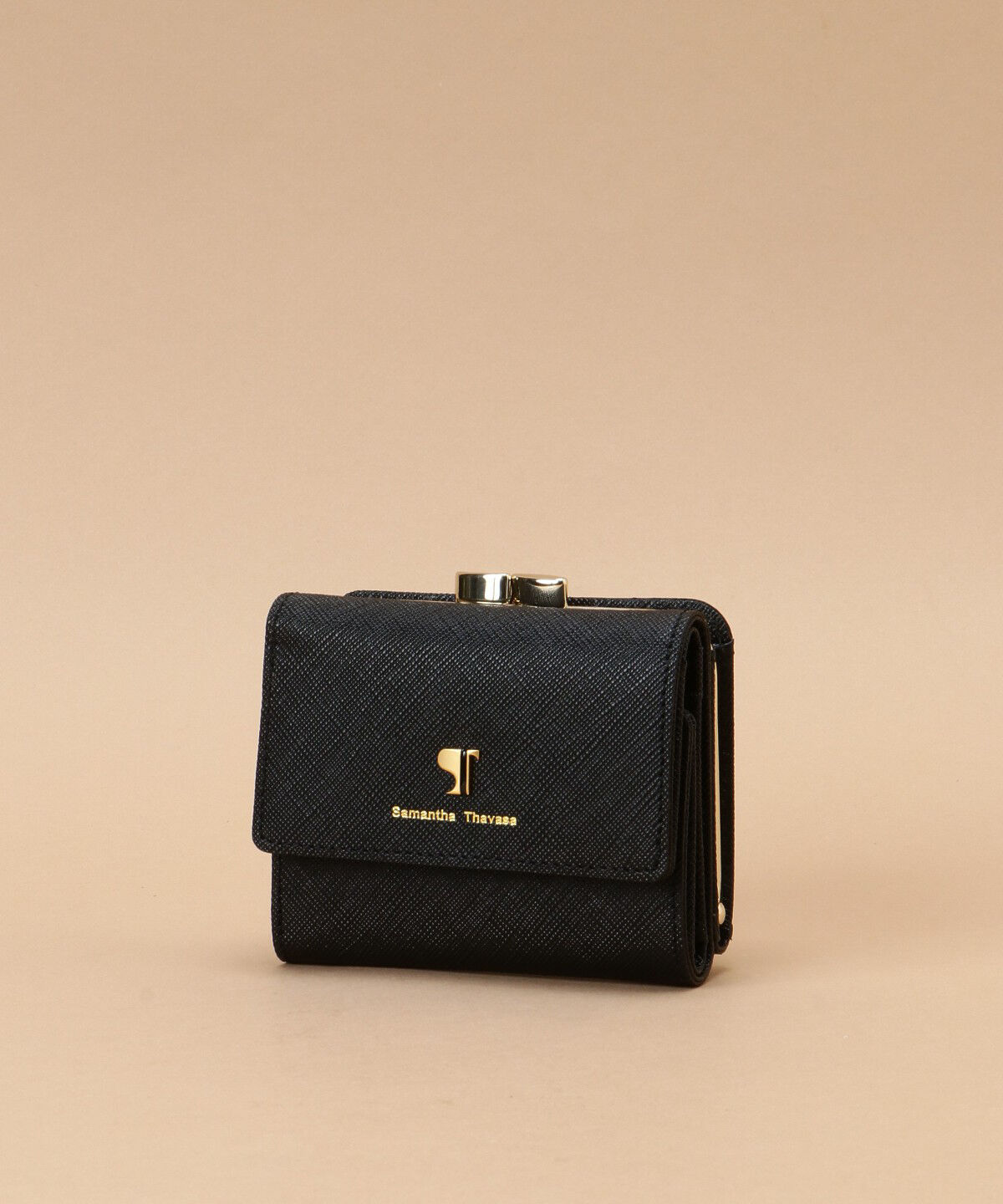 Samantha Thavasa「Pomme d'espoir ポムディスポワール ワンカラー三つ折り口金財布」|財布|