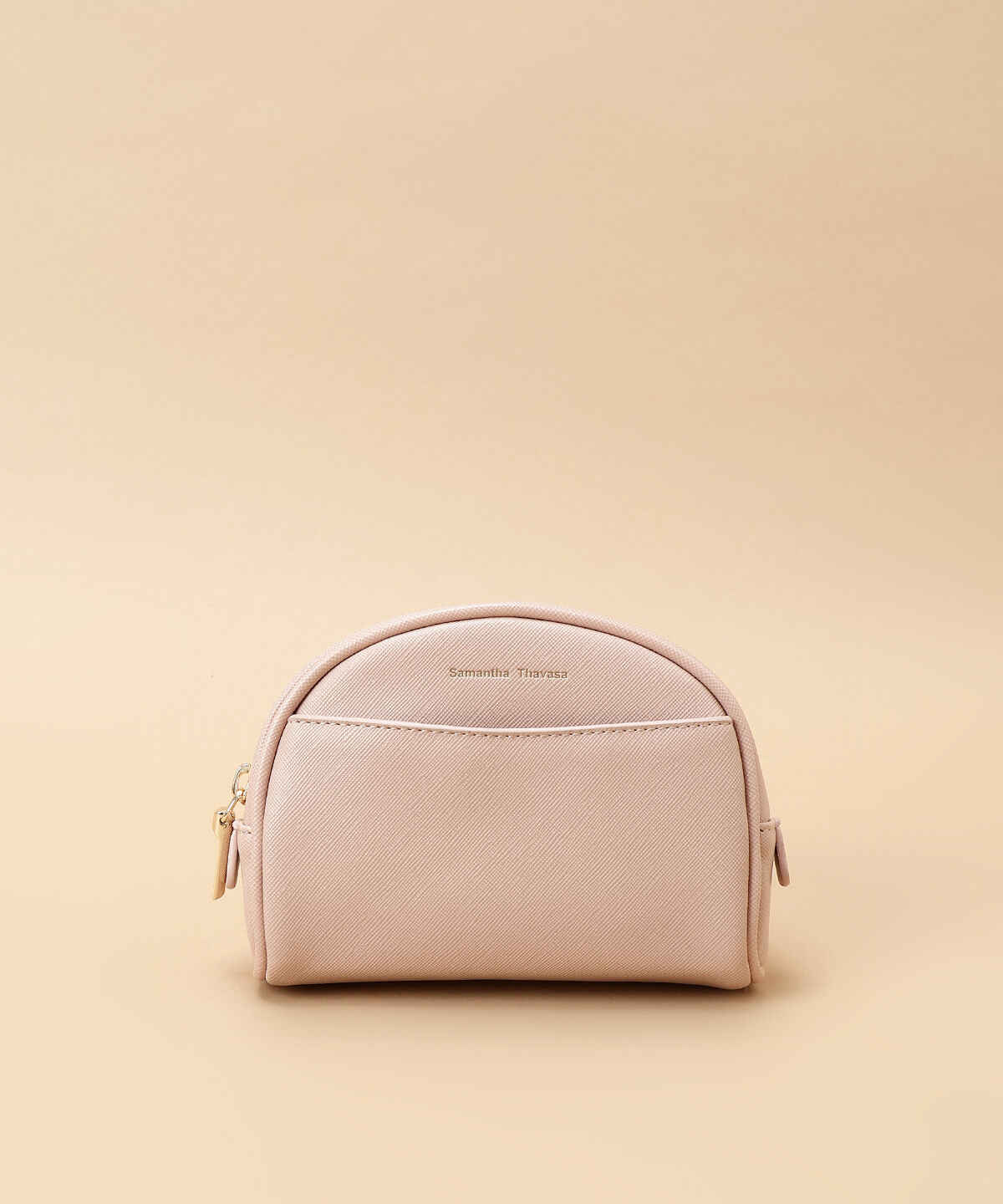Samantha Thavasa「アーチフォルム シンプルポーチ」|ポーチ|ﾋﾟﾝｸﾍﾞｰｼﾞｭ