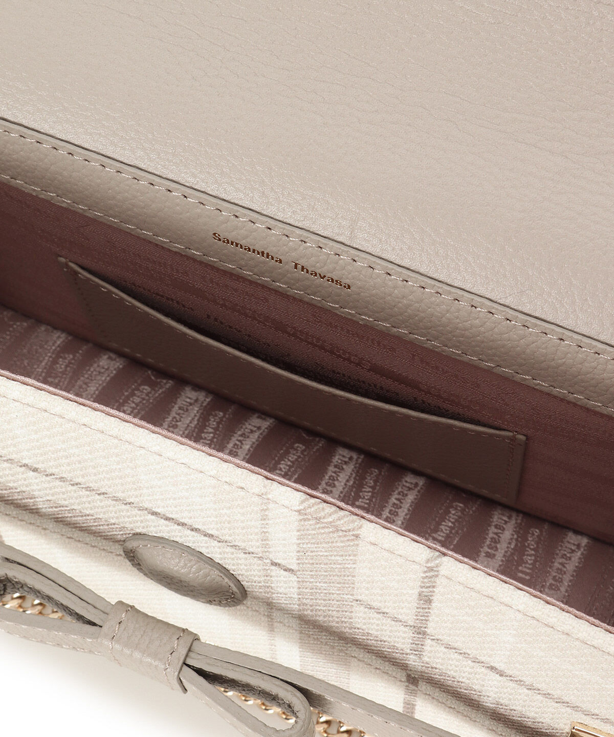 Samantha Thavasa「チェック柄エムシュシュⅢ ショルダーバッグ 大サイズ」|ショルダー・メッセンジャー|