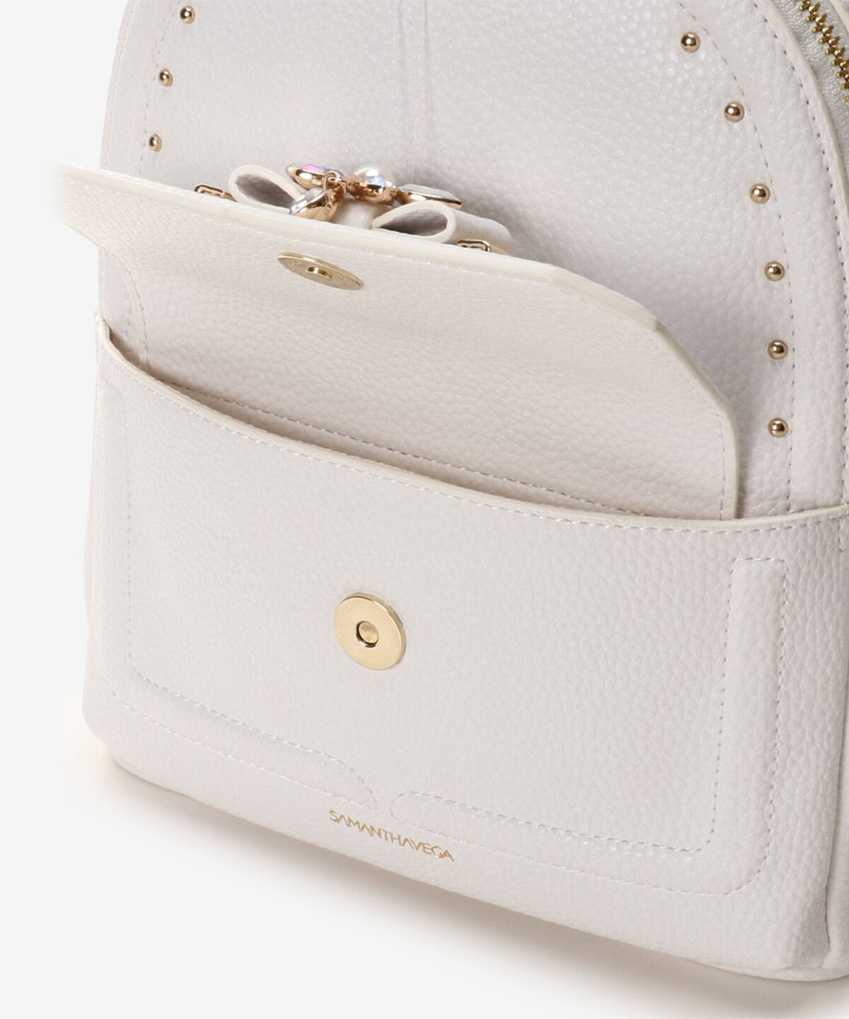 Samantha Vega「ビジューリボンリュック(小)」|リュック|