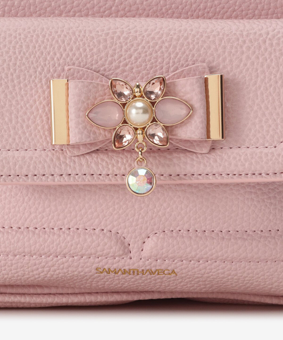 Samantha Vega「ビジューリボンリュック(小)」|リュック|