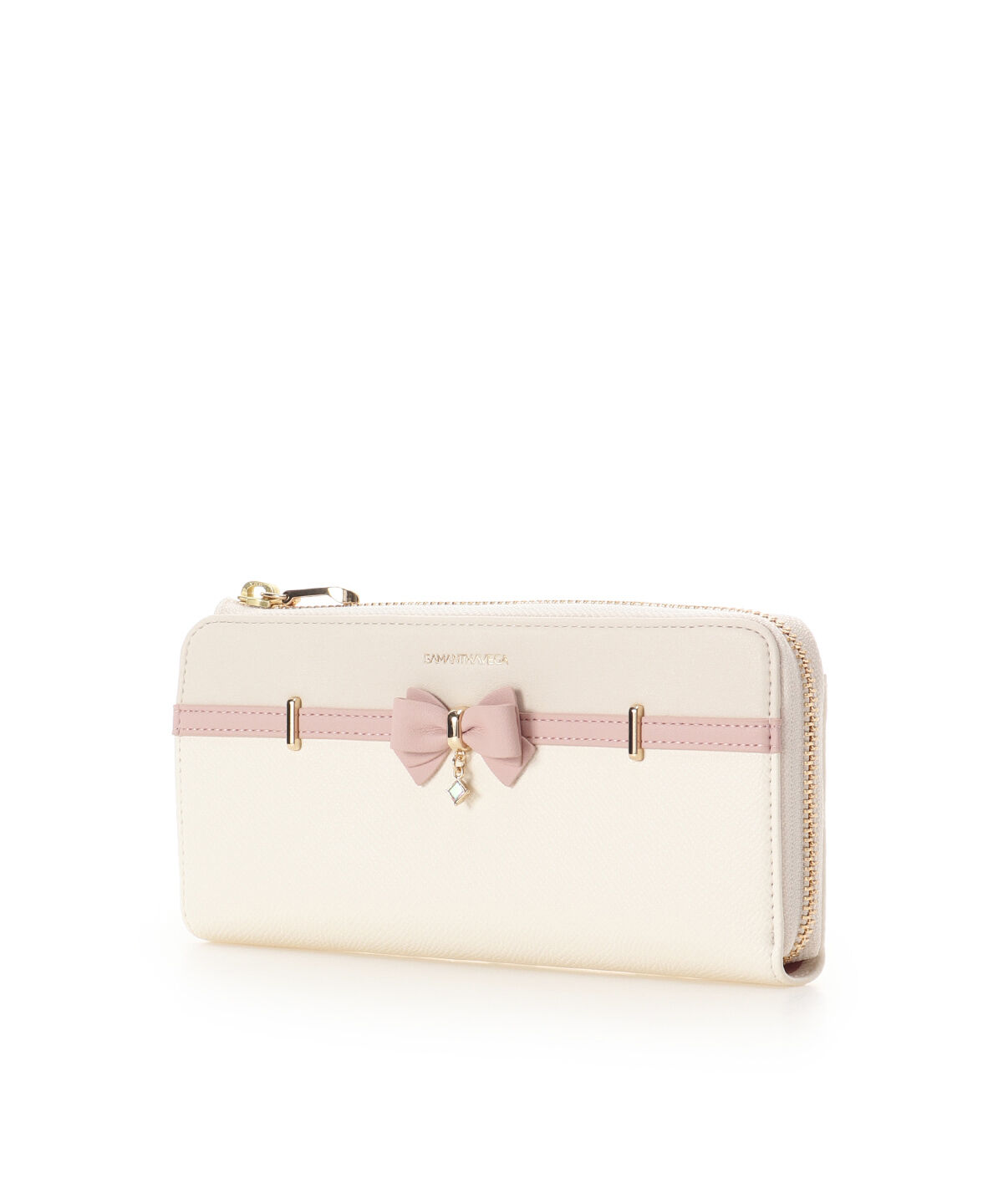 Samantha Vega「バイカラーアクセントリボン長財布」|財布|
