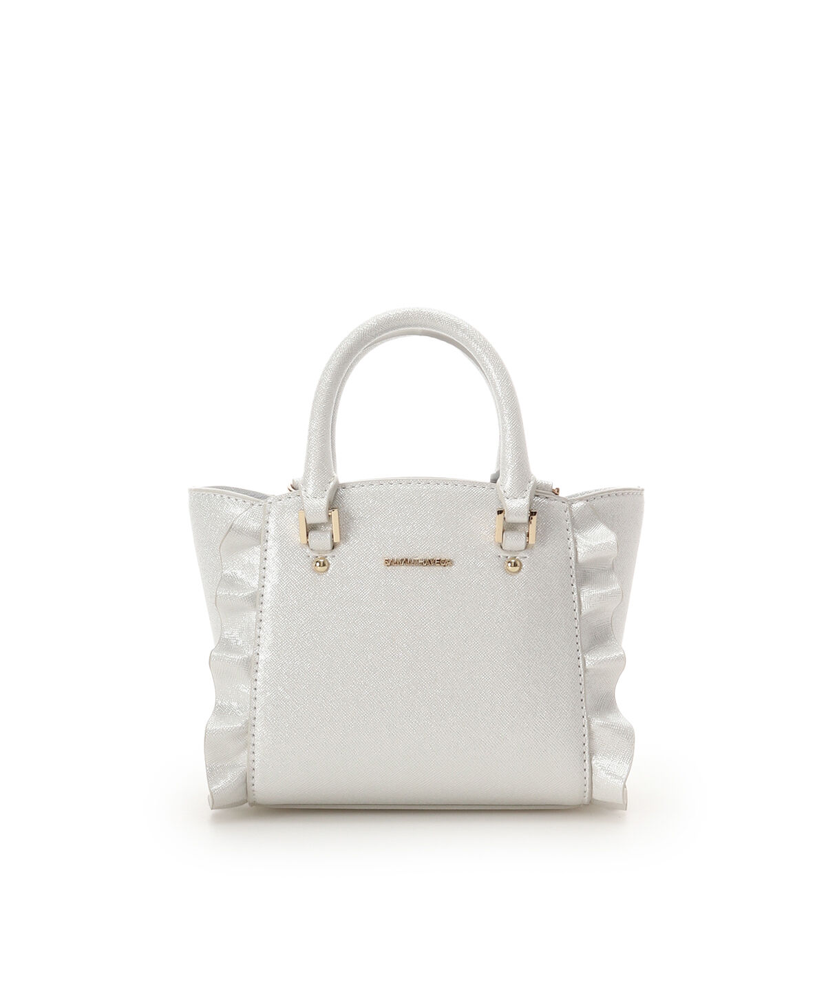 Samantha Vega「■ｵﾝﾗｲﾝｼｮｯﾌﾟ&一部店舗限定■ﾊﾟｰﾙﾗﾒﾏｲｸﾛﾐﾆﾌﾗｯ」|ショルダー・メッセンジャー|ホワイト