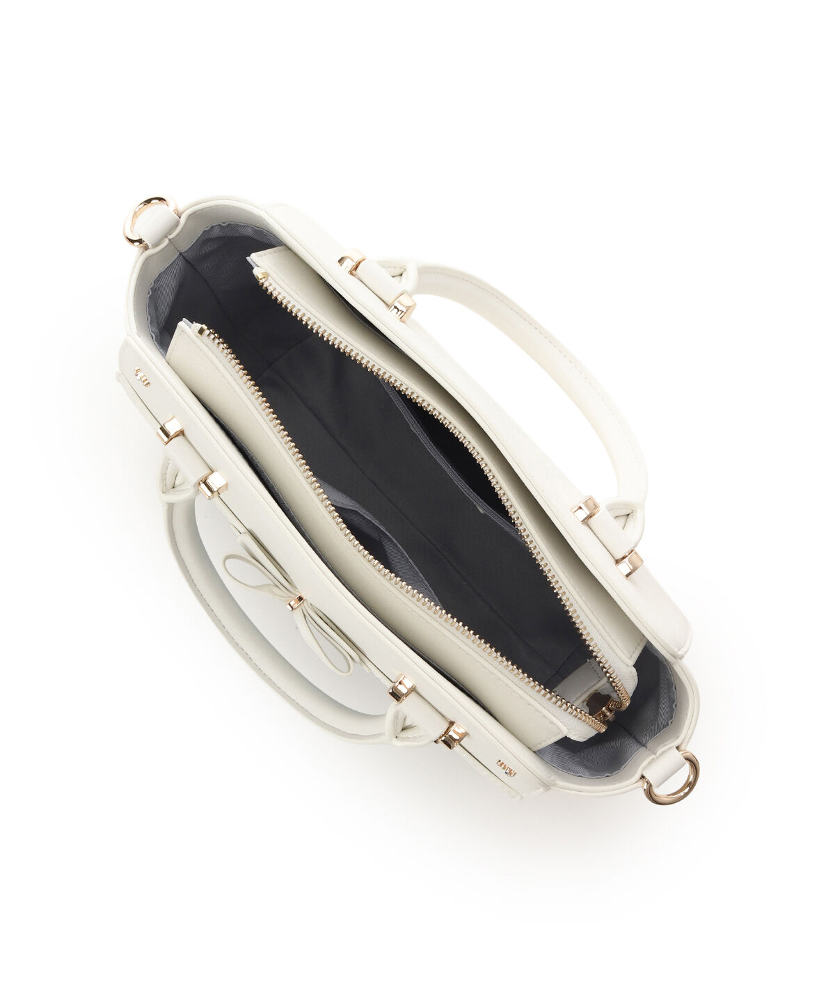 Samantha Vega「デニム調アクセントリボンハンドバッグ」|ハンドバッグ|