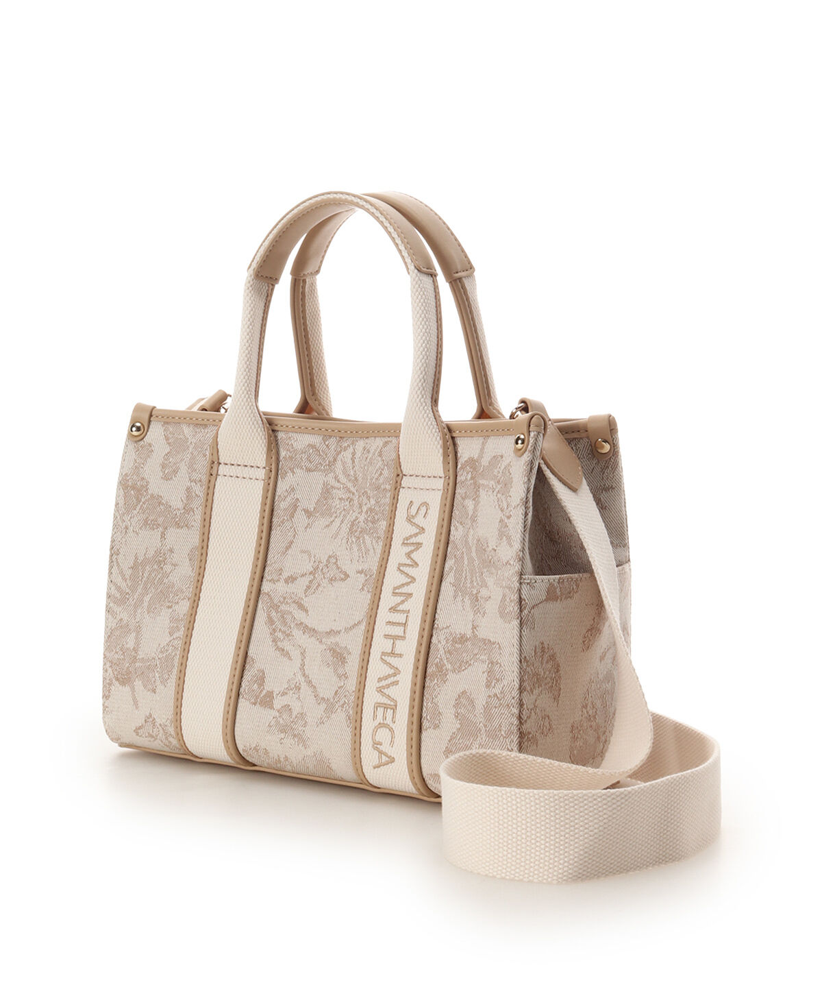 Samantha Vega「ロゴテープジャガード調トートバッグ（小）」|トートバッグ|