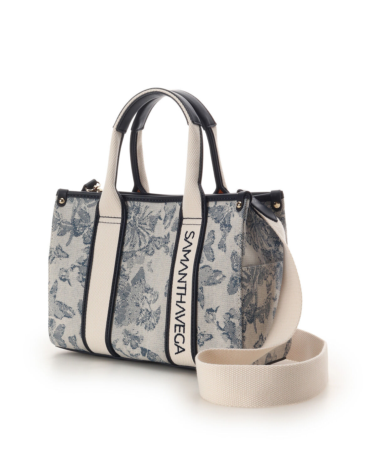 Samantha Vega「ロゴテープジャガード調トートバッグ（小）」|トートバッグ|