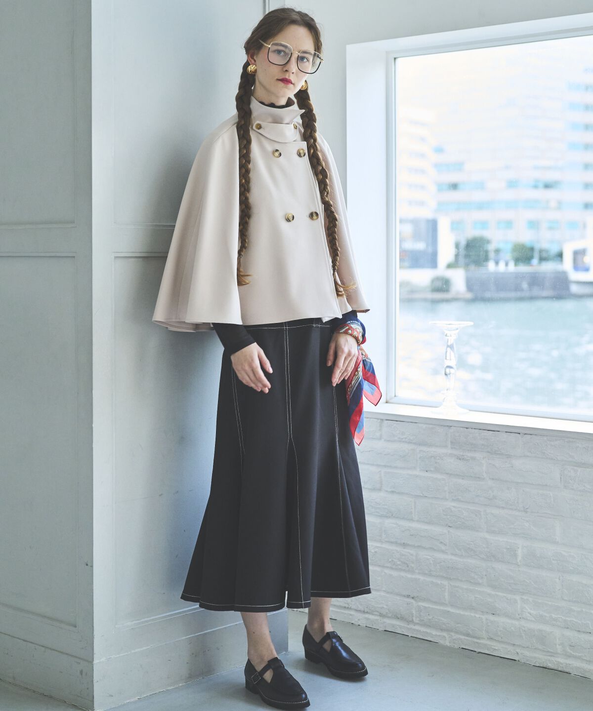 アンドクチュール「ショートケープコート」|その他|