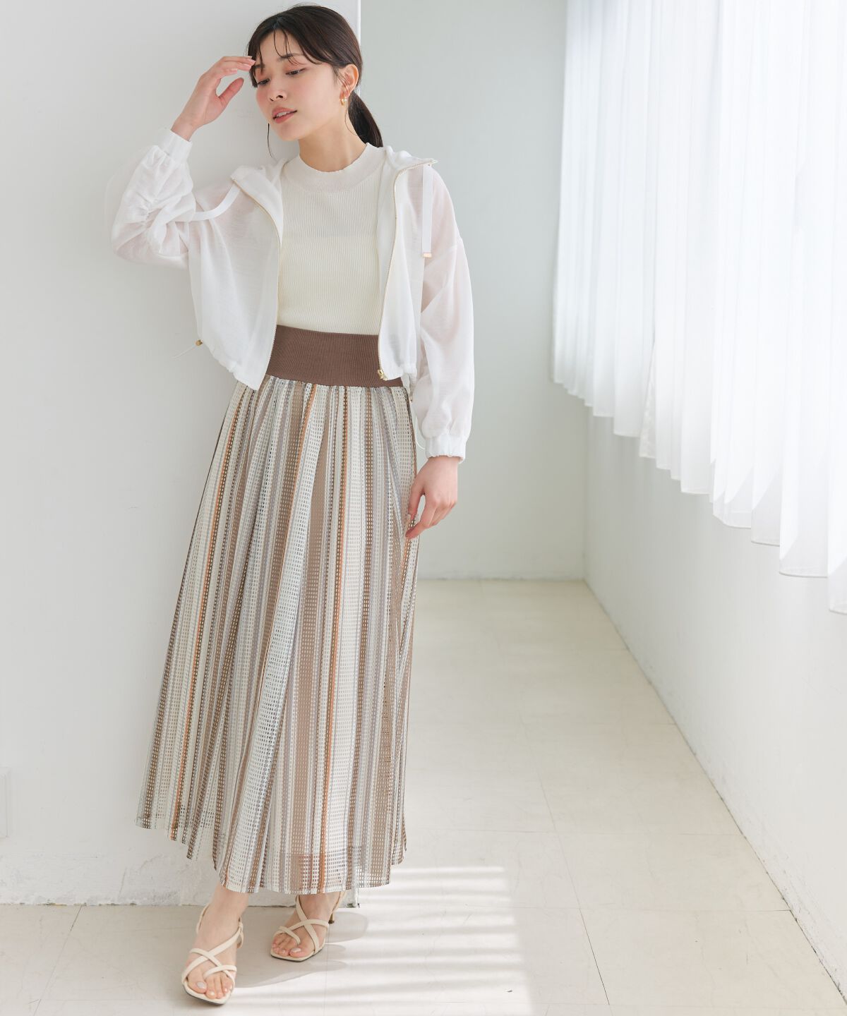 アンドクチュール「ラメノースリトップス」|ニット・セーター|