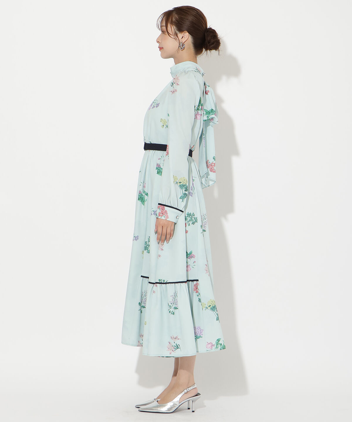 アンドクチュール「クラシックフラワーワンピース」|ワンピース|