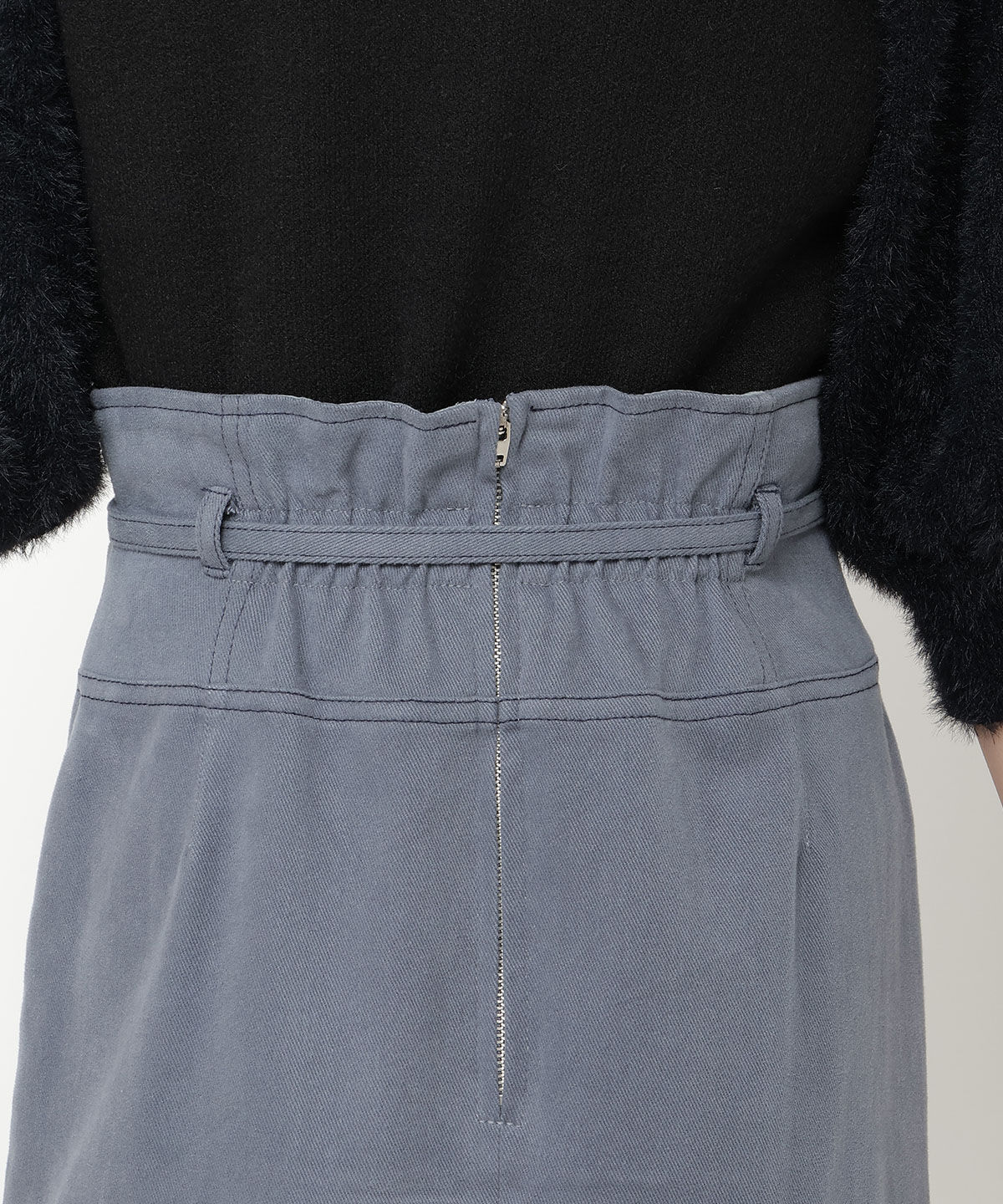 REDYAZEL「配色ステッチＡラインスカート」|タイト|